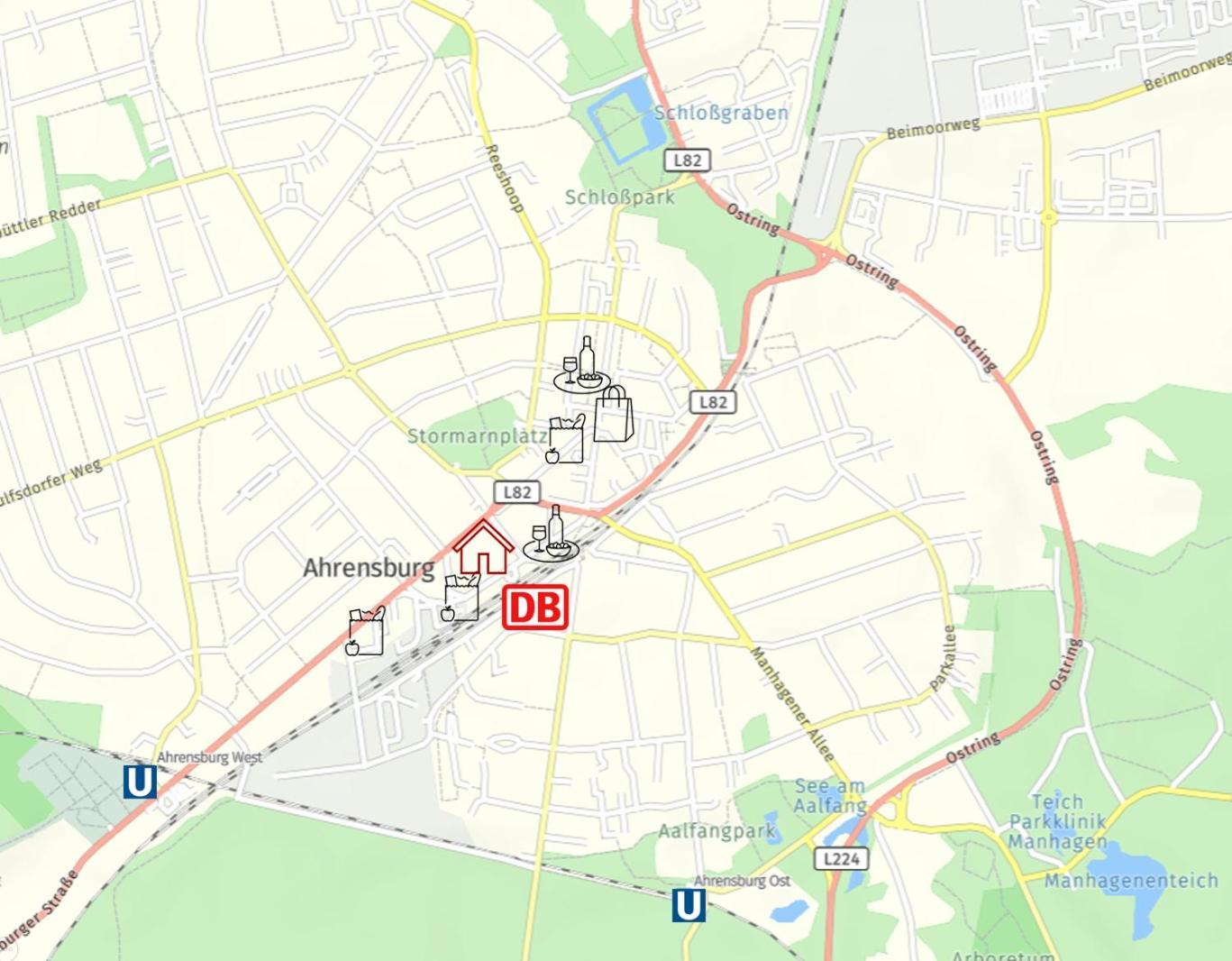 Have-A-Nice-Stay - Nahe Bahnhof - 20 Minuten Nach Hamburg - Trotzdem Ruhig Gelegen - 6 Minuten Zu Fuss Ins Zentrum Ahrensburg - Modern Eingerichtet Экстерьер фото